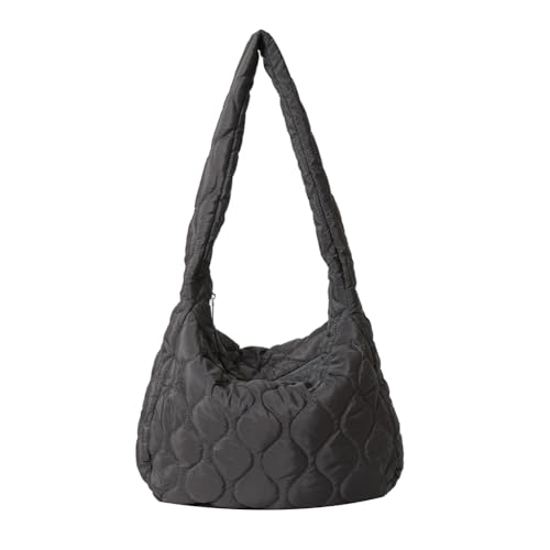 GSenhui Puffer Bag Damen Stepptasche Umhängetasche Gesteppte Tasche Puffy Tote Bag Hobo Handtasche Baumwolle Tragetasche Shopper Tasche Winter von GSenhui