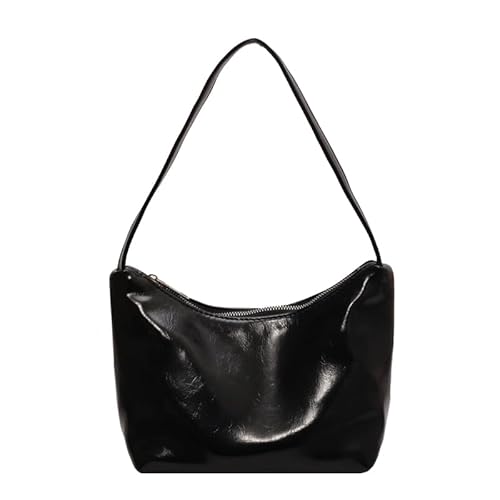 GSenhui Schultertasche Tote Bag Handtasche Damen Achsel Tasche Einfarbig Halbmond Umhängetasche Hobo Bag Shoulder Bag Women Geldbörse für Einkaufen Arbeiten von GSenhui