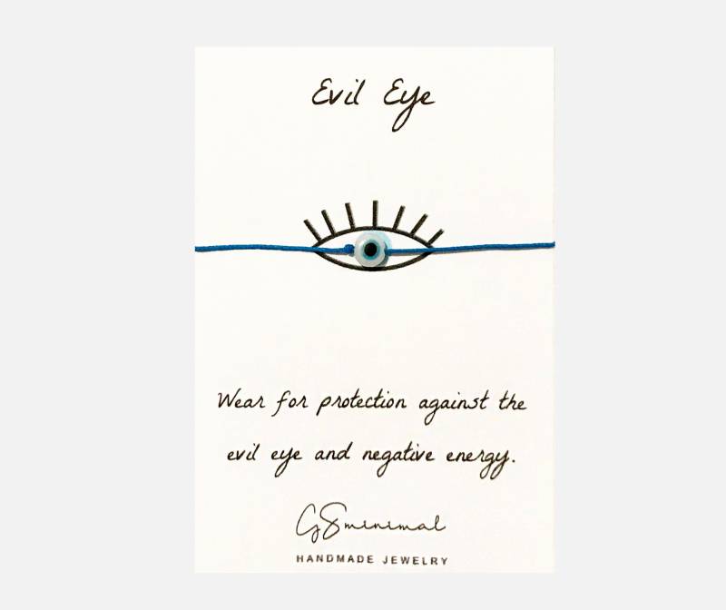 Evil Eye Armband - Griechisch Nazar Schutz Stocking Stuffer Für Frauen Amulette Schutzanhänger von GSminimal