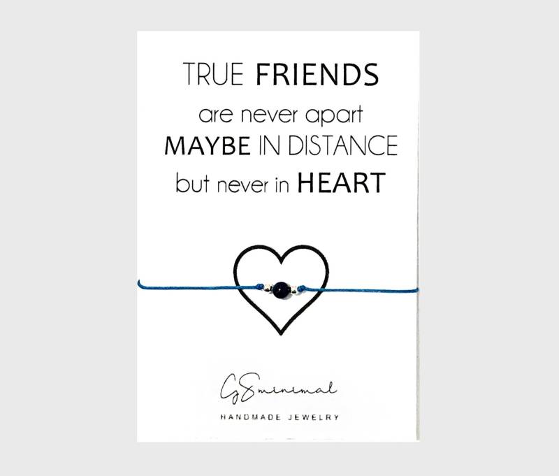 Freundschaftsarmband - Beste Freundin Geschenk Armband Wunscharmband Frauen Geburtstagsgeschenke Für Sie von GSminimal