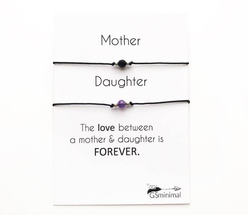 Mutter Und Tochter Armbänder, & Kinder, Muttertag Wunsch Geschenk, Passende Geburtstag Für Mama von GSminimal