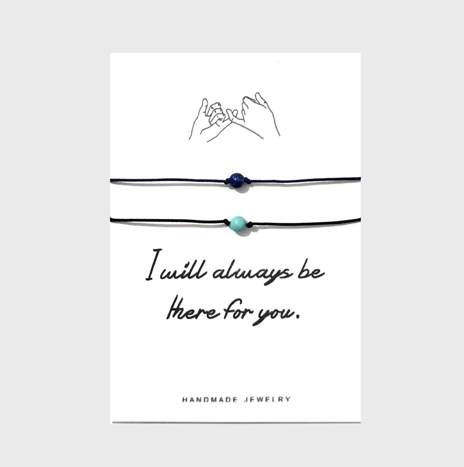 Pinky Promise Forever Armband-Set - Paare Passende Armbänder Für Freund Und Freundin Seine Sie Geschenke Beste Freunde von GSminimal