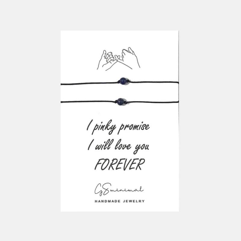 Pinky Versprechen Passende Armbänder - Fern-Touch-Armband Für Paare His & Hers Immer Schmuck Verbindung von GSminimal