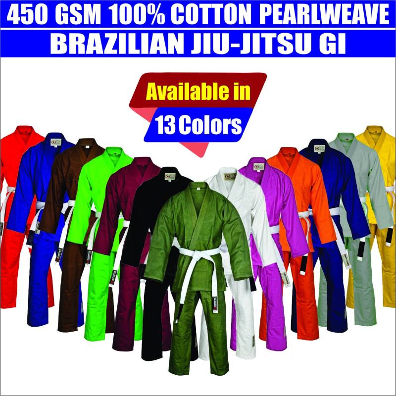Bjj Gi Jiu-Jitsu Ausrüstung Beste Kimono Aikido Mma Boxuniform Alle Farben Geschenk Für Ihn | Sie Erwachsene Kinder Unisex von GStyle2020