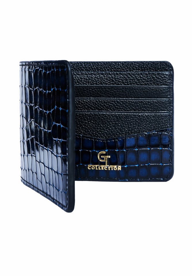 GT Collection Geldbörse CROC PRESTIGE, Handgefertigt aus echtem Leder von GT Collection