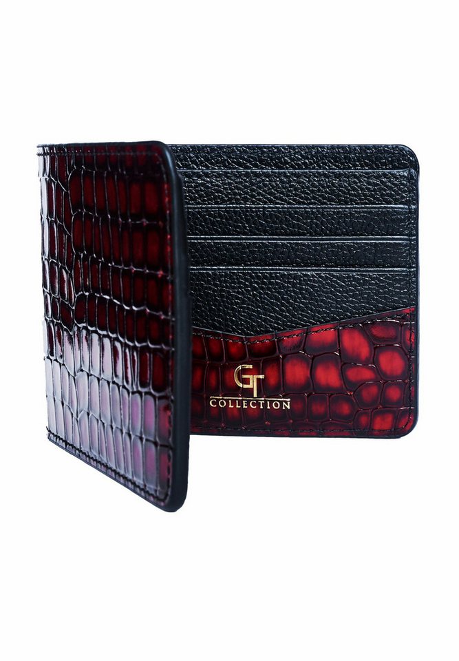 GT Collection Geldbörse CROC PRESTIGE, Handgefertigt aus echtem Leder von GT Collection