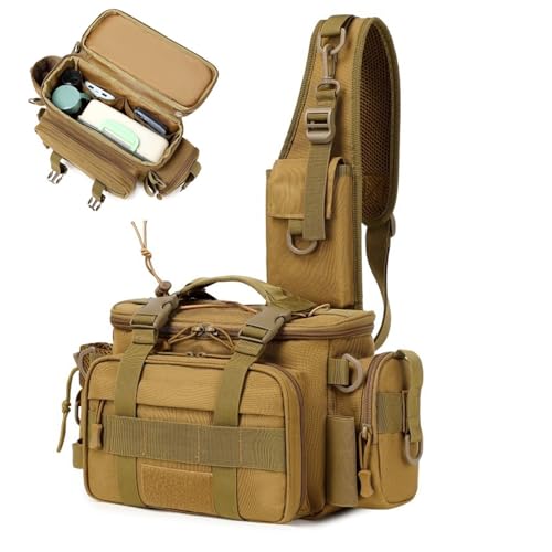 GTFYUDGH Angeltasche,Köderorganizer Für Süßwasserangeln | Organizer Für Angelzubehör Mehrfachnutzung GTFYUDGH Angeltasche,Köderorganizer Für Süßwasserangeln | Organizer Für Angelzubehör Mehrfachnutzung von GTFYUDGH