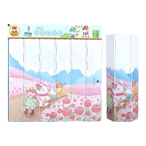 GTFYUDGH Bleistift-Rolltasche, Studenten-Briefpapierbox, aufrollbarer Stiftebehälter, Ästhetisches großes Federmäppchen, Stiftebox, Stifte-Organizer, kreative Tasche, Stifteetui, Schulbedarf GTFYUDGH Bleistift-Rolltasche, Studenten-Briefpapierbox, aufrollbarer Stiftebehälter, Ästhetisches großes Federmäppchen, Stiftebox, Stifte-Organizer, kreative Tasche, Stifteetui, Schulbedarf von GTFYUDGH