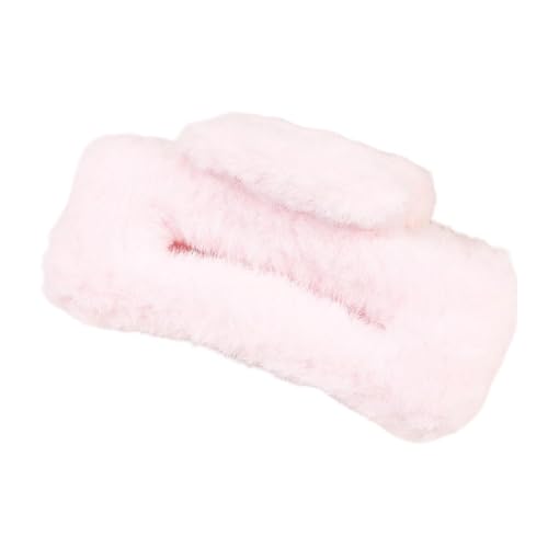 GTFYUDGH Fuzzy Claw Clip,Fuzzy Haarspangen | Rutschfeste Plüsch-Haarspange - Große, rutschfeste Haarspangen für dickes, langes Haar, Haarschmuck für Frauen mit starkem Halt von GTFYUDGH