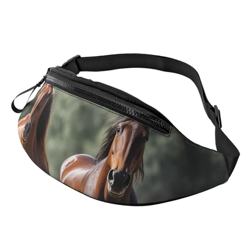Animales Pferde Bauchtasche für Männer und Frauen, modische Hüfttaschen, verstellbare Umhängetasche, überall Animales Pferde Bauchtasche für Männer und Frauen, modische Hüfttaschen, verstellbare Umhängetasche, überall von GTKSYNVE