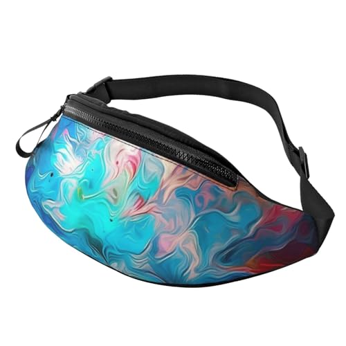 Bauchtasche für Herren und Damen, modische Gürteltasche, verstellbare Umhängetasche, Überall, Blau Bauchtasche für Herren und Damen, modische Gürteltasche, verstellbare Umhängetasche, Überall, Blau von GTKSYNVE