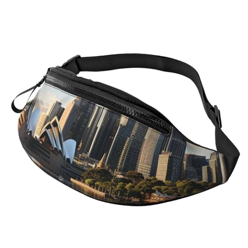 City Sydney Bauchtasche für Herren und Damen, modische Hüfttasche, verstellbare Umhängetasche, überall City Sydney Bauchtasche für Herren und Damen, modische Hüfttasche, verstellbare Umhängetasche, überall von GTKSYNVE