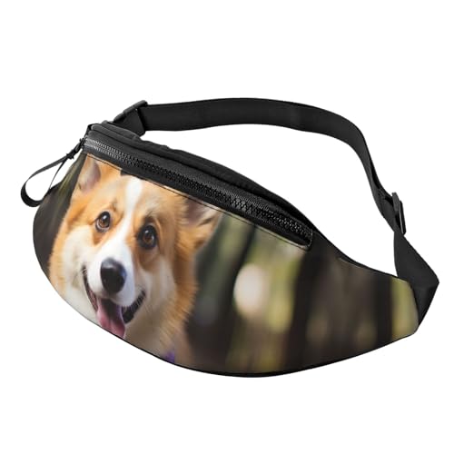 Corgi Gürteltasche für Hunde und Damen, modische Hüfttasche, verstellbare Umhängetasche, überall von GTKSYNVE