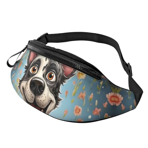 Fun Dogs Gürteltasche für Männer und Frauen, modische Hüfttasche, verstellbare Umhängetasche, überall Fun Dogs Gürteltasche für Männer und Frauen, modische Hüfttasche, verstellbare Umhängetasche, überall von GTKSYNVE