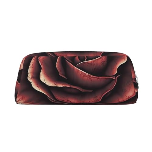 GTKSYNVE Make-up-Tasche aus Leder für Geldbörse, Reisen, tragbar, kleine Bleistifttasche für Damen und Herren, Gothic-Rose, Kosmetiktasche mit Reißverschluss, ästhetische Münztasche GTKSYNVE Make-up-Tasche aus Leder für Geldbörse, Reisen, tragbar, kleine Bleistifttasche für Damen und Herren, Gothic-Rose, Kosmetiktasche mit Reißverschluss, ästhetische Münztasche von GTKSYNVE