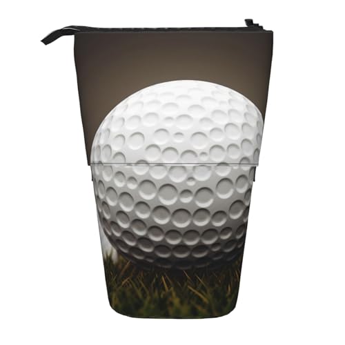 GTKSYNVE Stehendes Federmäppchen, Teleskop-Bleistifthalter, niedliche Make-up-Kosmetiktasche mit Reißverschluss, ästhetische Bleistifttaschen für Weihnachten, Urlaub, Neujahr, Bürotasche von GTKSYNVE