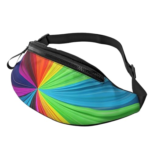 Gürteltasche in Regenbogenfarben, für Herren und Damen, modische Hüfttasche, verstellbare Umhängetasche, überall von GTKSYNVE