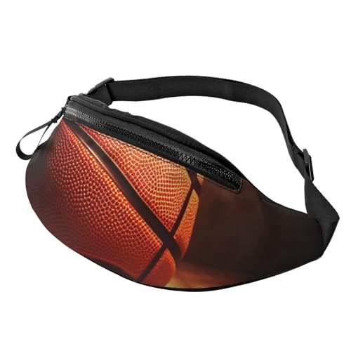 Gürteltasche mit Basketball-Hintergrund für Männer und Frauen, modische Hüfttaschen, verstellbare Umhängetasche, überall von GTKSYNVE