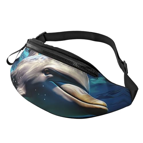 Gürteltasche mit Delfinen für Herren und Damen, modische Hüfttasche, verstellbare Umhängetasche, überall Gürteltasche mit Delfinen für Herren und Damen, modische Hüfttasche, verstellbare Umhängetasche, überall von GTKSYNVE