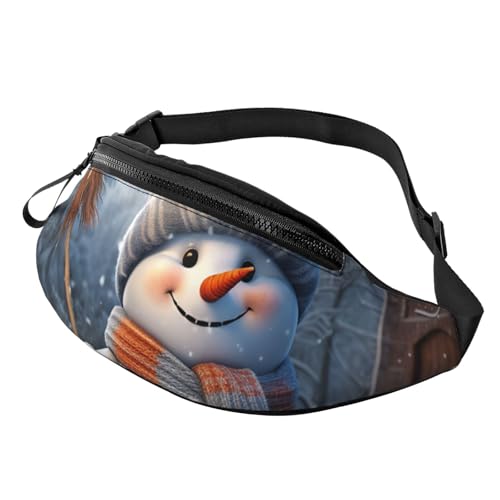 Gürteltasche mit Schneemannmotiv für Männer und Frauen, modische Hüfttasche, verstellbare Umhängetasche, überall von GTKSYNVE