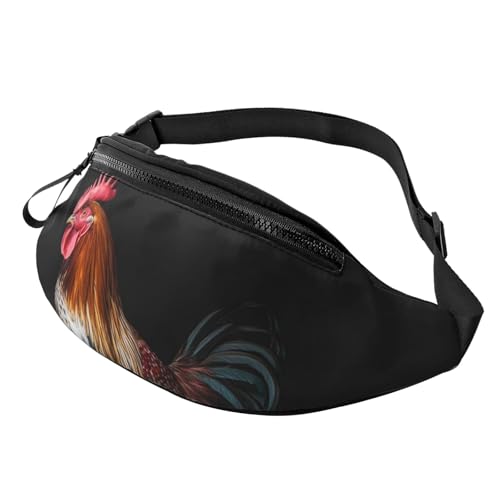 Gürteltasche mit Tier-Hahn für Männer und Frauen, modische Hüfttasche, verstellbare Umhängetasche, überall von GTKSYNVE