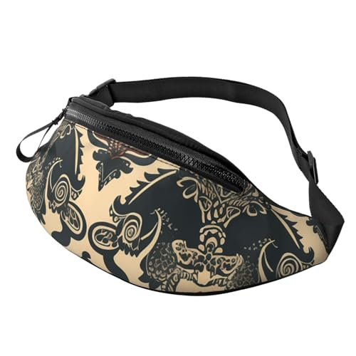 Gürteltasche mit asiatischen Elefanten für Männer und Frauen, modische Hüfttasche, verstellbare Umhängetasche, überall von GTKSYNVE