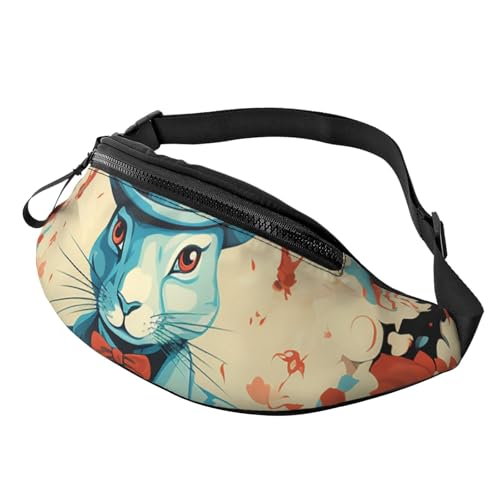 Gürteltasche mit magischem Hasen-Motiv für Männer und Frauen, modische Hüfttasche, verstellbare Umhängetasche, überall von GTKSYNVE
