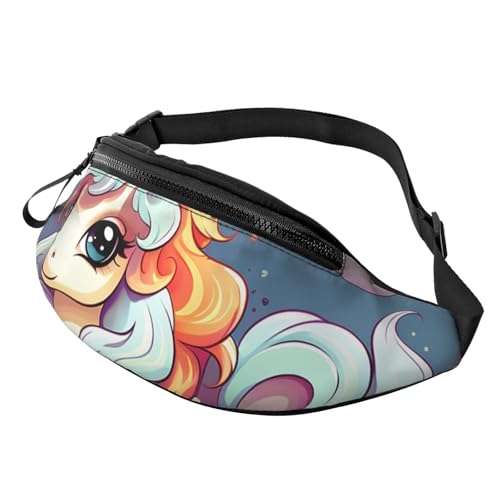 Gürteltasche mit niedlichem Cartoon-Motiv, Regenbogen-Design, für Herren und Damen, modische Hüfttasche, verstellbare Umhängetasche, überall Gürteltasche mit niedlichem Cartoon-Motiv, Regenbogen-Design, für Herren und Damen, modische Hüfttasche, verstellbare Umhängetasche, überall von GTKSYNVE