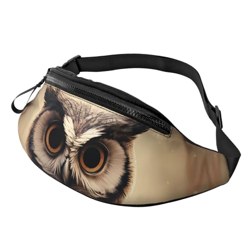Gürteltasche mit niedlicher Eule für Herren und Damen, modische Hüfttasche, verstellbare Umhängetasche, überall von GTKSYNVE