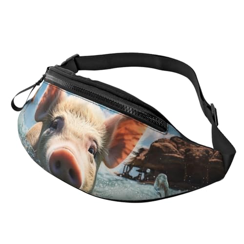 Lächelnde Bauchtasche für Männer und Frauen, modische Hüfttaschen, verstellbare Umhängetasche, überall von GTKSYNVE