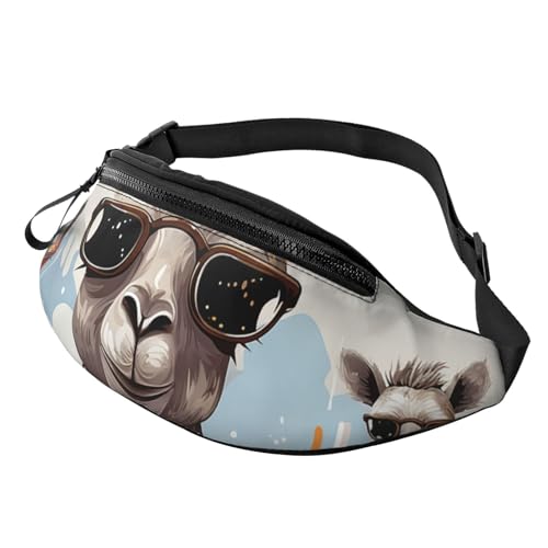 Niedliche Giraffe mit Sonnenbrille in Farben, lustige Bauchtasche für Männer und Frauen, modische Hüfttasche, verstellbare Umhängetasche, überall Niedliche Giraffe mit Sonnenbrille in Farben, lustige Bauchtasche für Männer und Frauen, modische Hüfttasche, verstellbare Umhängetasche, überall von GTKSYNVE