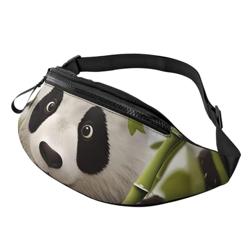 Panda Bauchtasche für Herren und Damen, modische Hüfttasche, verstellbare Umhängetasche, überall Panda Bauchtasche für Herren und Damen, modische Hüfttasche, verstellbare Umhängetasche, überall von GTKSYNVE