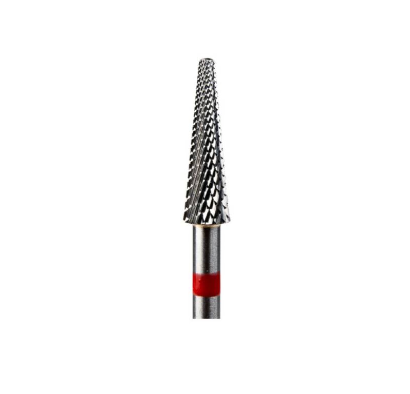 GTM Beauty Nageldesign Zubehör Profi Hartmetallfräser GTM Beauty in Kegel Form (roter Ring) ø3,5 mm von GTM Beauty