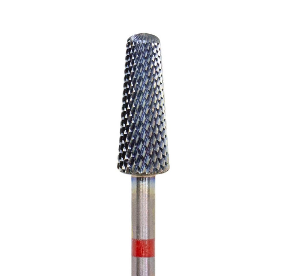 GTM Beauty Nageldesign Zubehör GTM Beauty Hartmetallfräser Kegel Fein (roter Ring) ø5,0 mm von GTM Beauty