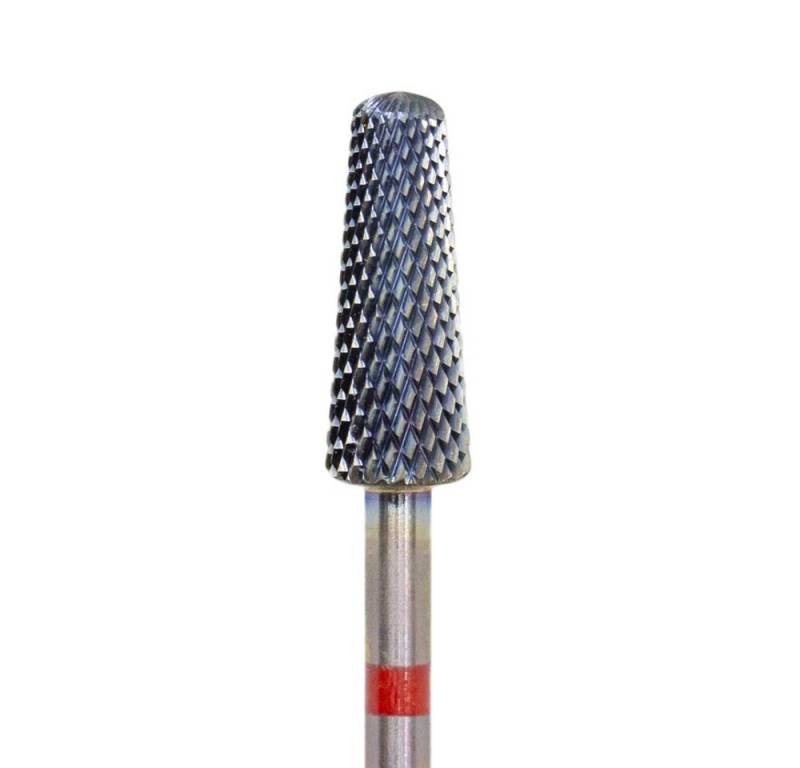 GTM Beauty Nageldesign Zubehör GTM Beauty Hartmetallfräser Kegel Fein (roter Ring) ø5,0 mm von GTM Beauty