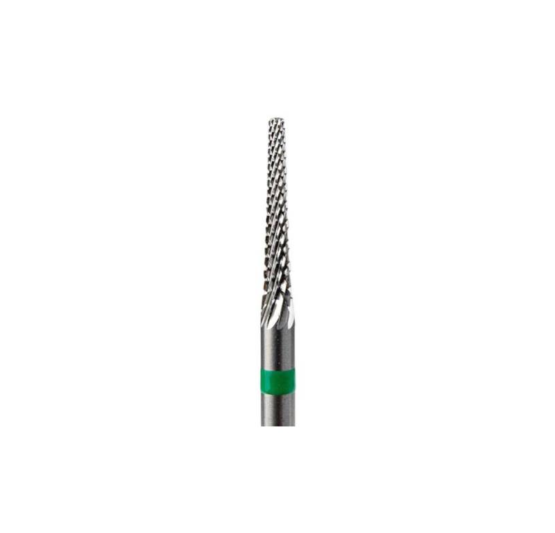 GTM Beauty Nageldesign Zubehör GTM Beauty Hartmetallfräser Kegel Grob (grüner Ring) ø2,3 mm von GTM Beauty