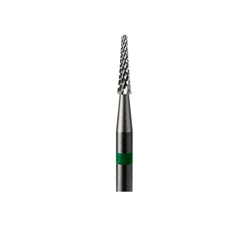 GTM Beauty Nageldesign Zubehör GTM Beauty Hartmetallfräser Kegel Grob (grüner Ring) ø2,3 mm von GTM Beauty