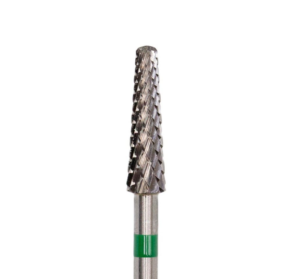 GTM Beauty Nageldesign Zubehör GTM Beauty Hartmetallfräser Kegel Grob (grüner Ring) ø4,0 mm von GTM Beauty
