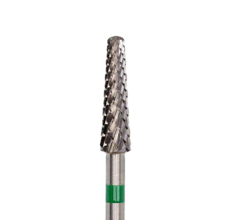 GTM Beauty Nageldesign Zubehör GTM Beauty Hartmetallfräser Kegel Grob (grüner Ring) ø4,0 mm von GTM Beauty