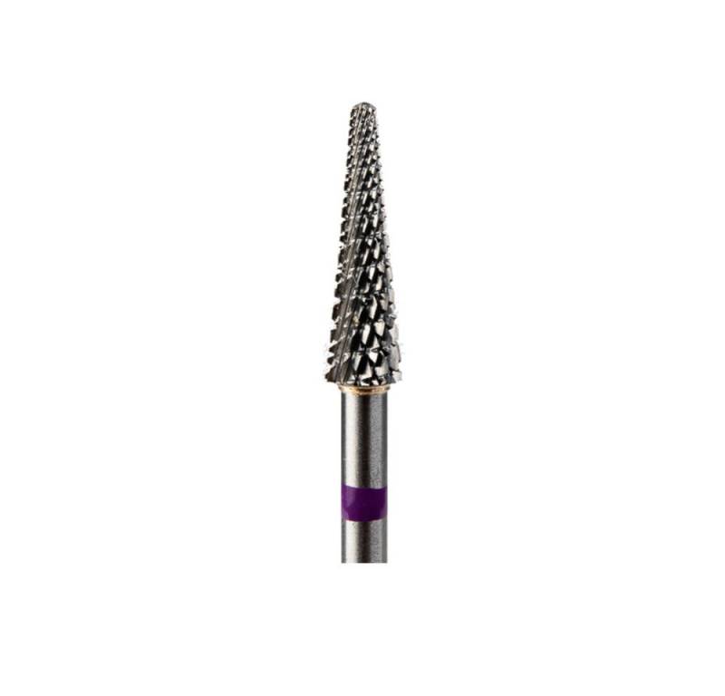 GTM Beauty Nageldesign Zubehör GTM Beauty Hartmetallfräser Kegel Mittlere (lila Ring) ø3,5 mm von GTM Beauty