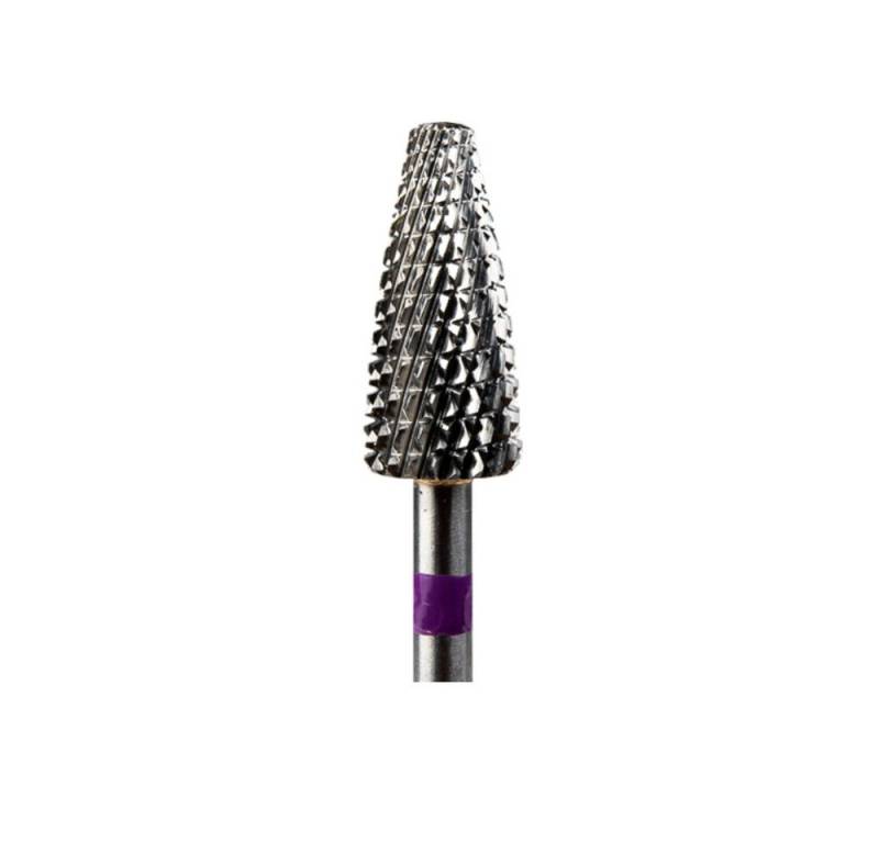 GTM Beauty Nageldesign Zubehör GTM Beauty Hartmetallfräser Kegel Mittlere (lila Ring) ø6,0 mm von GTM Beauty