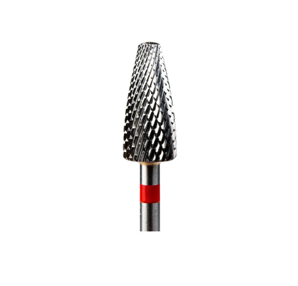 GTM Beauty Nageldesign Zubehör GTM Beauty Hartmetallfräser Rundbogen Fein (roter Ring) ø6,0 mm von GTM Beauty