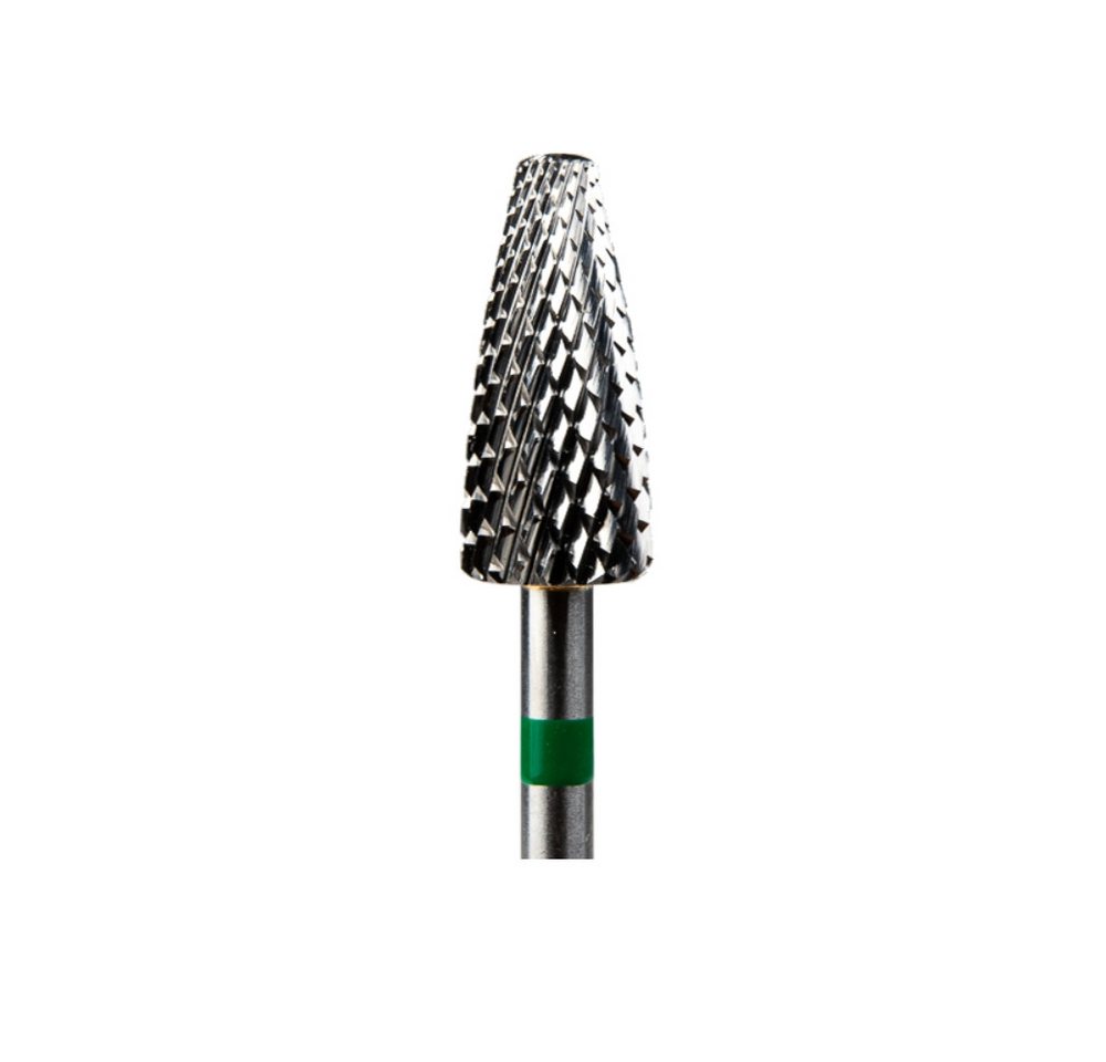 GTM Beauty Nageldesign Zubehör GTM Beauty Hartmetallfräser Rundbogen Grob (grüner Ring) ø6,0 mm von GTM Beauty