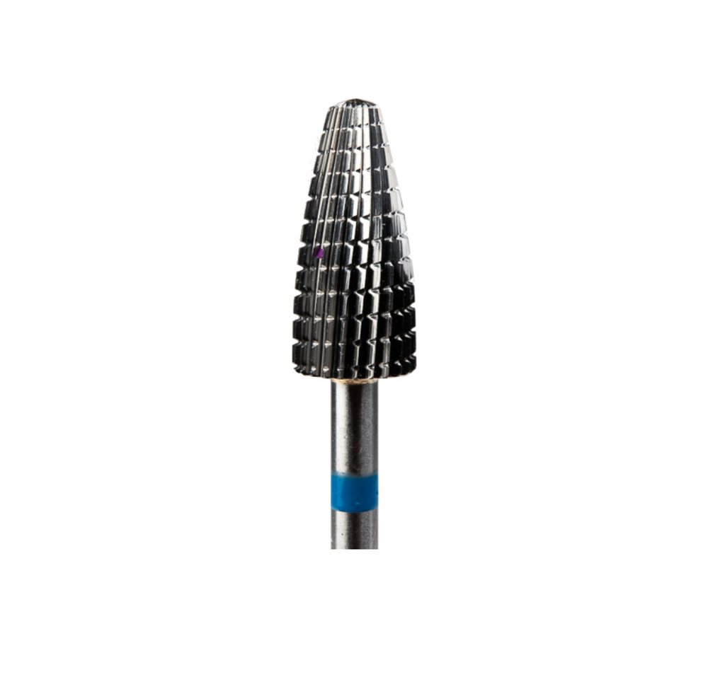 GTM Beauty Nageldesign Zubehör GTM Beauty Hartmetallfräser Rundbogen Normal (blauer Ring) ø6,0 mm von GTM Beauty
