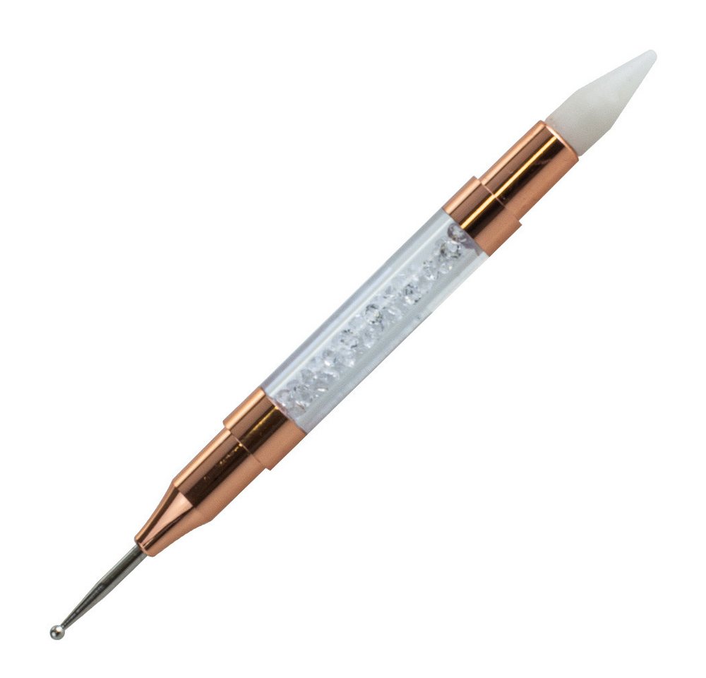 GTM Beauty Nailart-Pinsel GTM Duo Diamond Dotting & Pickerstift Rosegold, 1 tlg., Duo Diamant Stift ist ein Dottingtool und Straßpicker in einem GTM Beauty Nailart-Pinsel GTM Duo Diamond Dotting & Pickerstift Rosegold, 1 tlg., Duo Diamant Stift ist ein Dottingtool und Straßpicker in einem von GTM Beauty