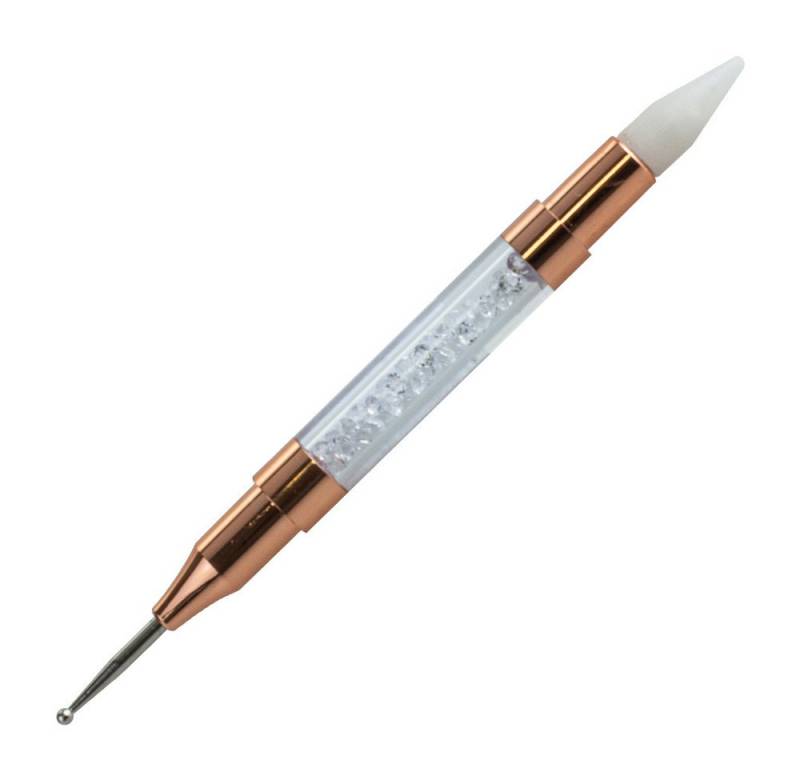 GTM Beauty Nailart-Pinsel GTM Duo Diamond Dotting & Pickerstift Rosegold, 1 tlg., Duo Diamant Stift ist ein Dottingtool und Straßpicker in einem GTM Beauty Nailart-Pinsel GTM Duo Diamond Dotting & Pickerstift Rosegold, 1 tlg., Duo Diamant Stift ist ein Dottingtool und Straßpicker in einem von GTM Beauty