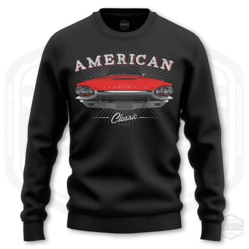 1964 Ford Thunderbird Herren Sweatshirt Schwarz | S-3xl Hergestellt in Usa Muskelauto Fan Art Geschenkidee von GTOClothing