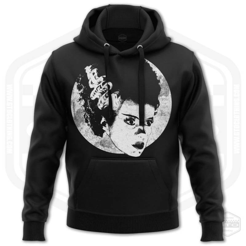 Braut Von Frankenstein Tribute Herren Kapuzenpullover Var Colors | S-3xl Hergestellt in Usa Gothic Dark Art Noir Film Fan von GTOClothing