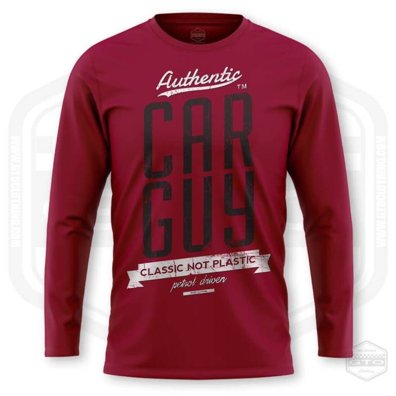Car Guy Herren Langarmshirt | Spaß Geschenkidee S-3xl Hergestellt in Den Usa von GTOClothing