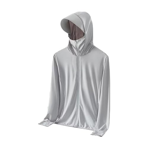 GTRpenico UPF 50+ UV Unisex Paar Sonnenschutz Kleidung Langarm Reißverschluss Hoodie Sonnenhemd Angeln Wanderjacke von GTRpenico